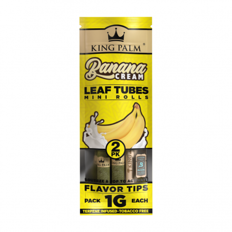 King Palm Mini Rolls BANANA CREAM 2 Stk.