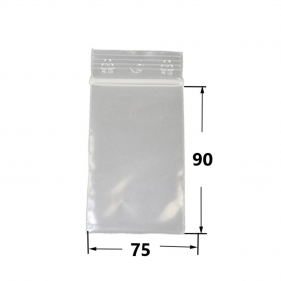 Zip-Beutel 75x90mm