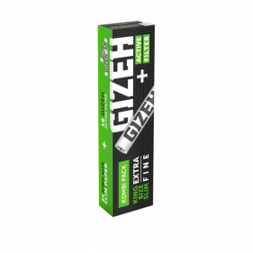 Gizeh BLACK King Size Slim Longpapers + Aktivkohlefilter