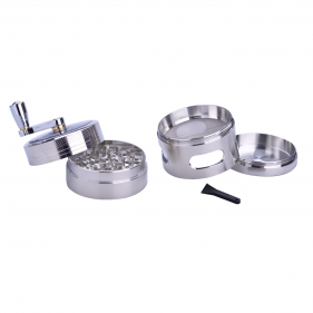 BBB 'WINDMILL' Aluminium Grinder mit Kurbel 4-teilig