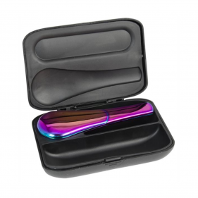 Metallpfeife mit Schiebedeckel Regenbogen