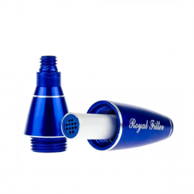 BlackLeaf 'Screen Queen' Metallpfeife mit Aktivkohlefiltern