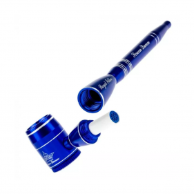 BlackLeaf 'Screen Queen' Metallpfeife mit Aktivkohlefiltern