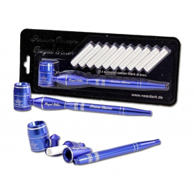 BlackLeaf 'Screen Queen' Metallpfeife mit Aktivkohlefiltern