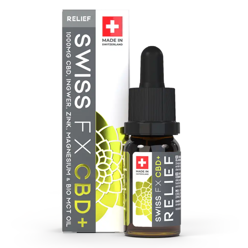 SWISS FX Relief CBD Öl 10ml 10%