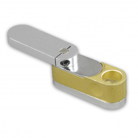 'Monkey-Pipe' Metallpfeife aus Stahl und Messing