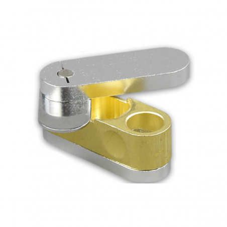 'Monkey-Pipe' Metallpfeife aus Stahl und Messing