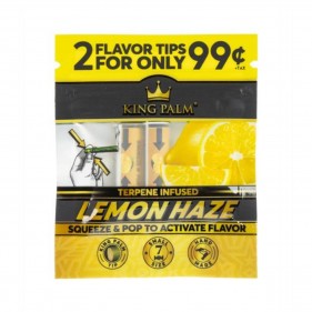 King Palm Flavor Tips LEMON HAZE 7mm 2 Stk.