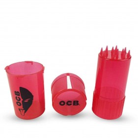 OCB '2in1 Grinder & Stash' Kunststoff Grinder 3-teilig