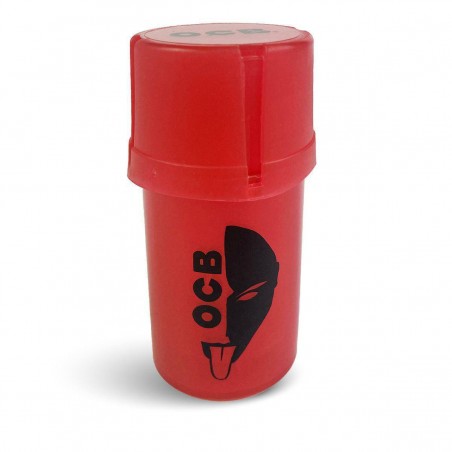 OCB '2in1 Grinder & Stash' Kunststoff Grinder 3-teilig