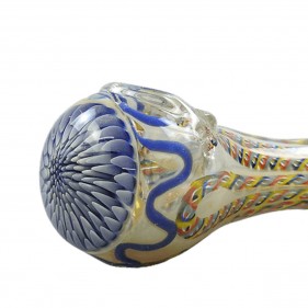 'Blue Bloom' Glaspfeife