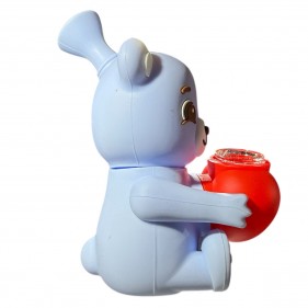 'Carebear' Silikonbong Blau