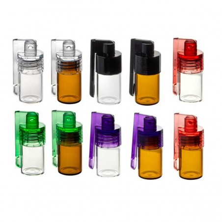 Quick Hit Transportfläschchen aus Glas Verschiedene Farben