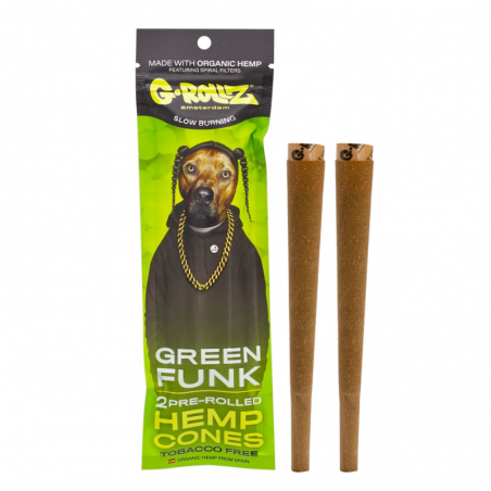 G-Rollz Pre-Rolled Hemp Wraps GRAPE 2 Stk.