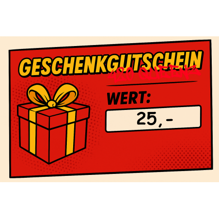 25€ Geschenkgutschein