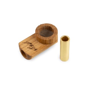 PURIZE 'Mini Pipe 2.0' Holzpfeife mit Aktivkohlefilter