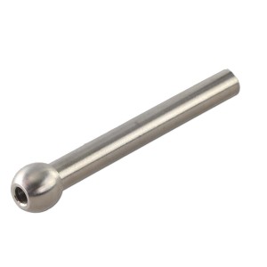 Snorter Ziehröhrchen aus Edelstahl Silber
