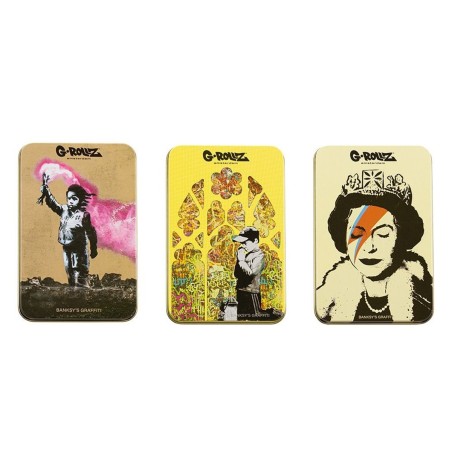 G-Rollz Große Metalldose 'Banksy's Torch Boy'