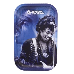 G-Rollz Tablett Rolling Tray Blue Spark Jimi Hendrix 275x175mm