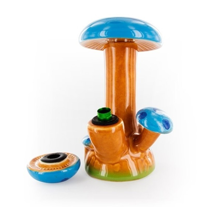 Basil Bush Pilz Mini Keramik Bong 19cm - Online Bestellen