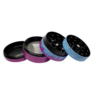 Grindie Go Mini Aluminium Grinder Blau/Pink