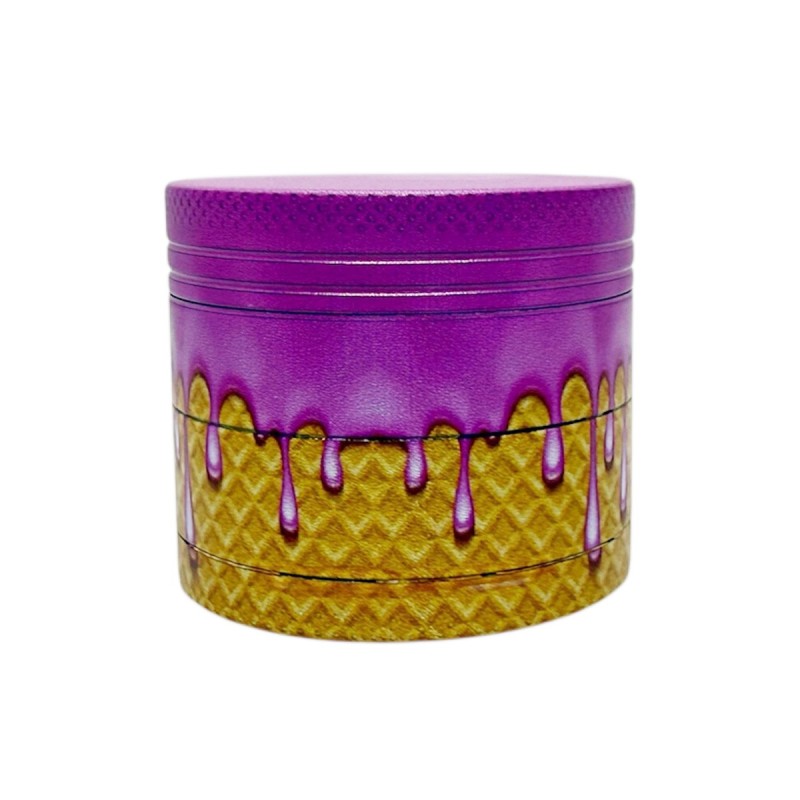 Grindie Go Mini Aluminium Grinder Pink/Gelb