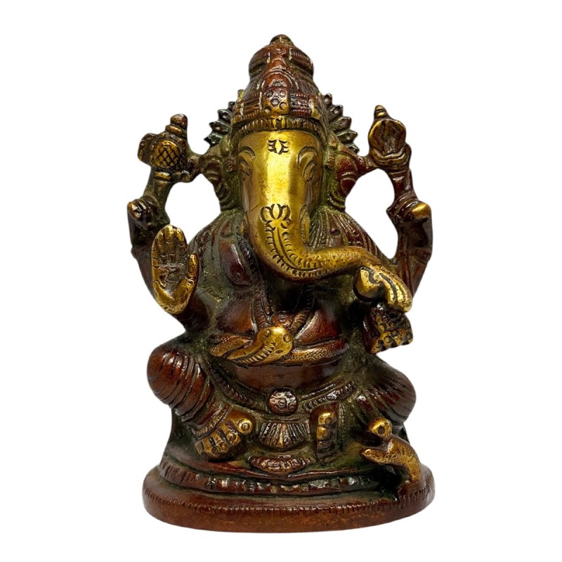 Ganesha Messing Statue 13cm - Online Bestellen - 420 Queenz