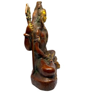 Shiva Messing Statue 20cm - Online Bestellen - 420 Queenz