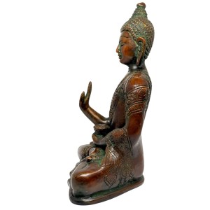 Buddha Messing Statue 18cm - Online Bestellen - 420 Queenz