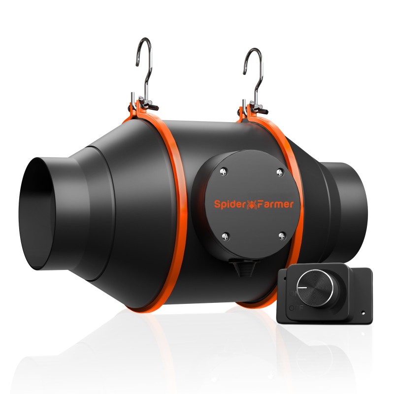 Spider Farmer Inline Fan Grow Ventilator 4 Inch