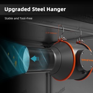 Spider Farmer Inline Fan Grow Ventilator 4 Inch