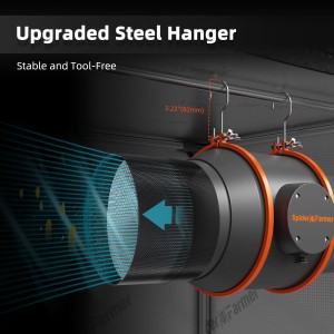 Spider Farmer Inline Fan Grow Ventilator 6 Inch