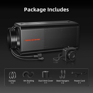 2-in-1 Ventilationssystem Abluftventilator + Aktivkohlefilter