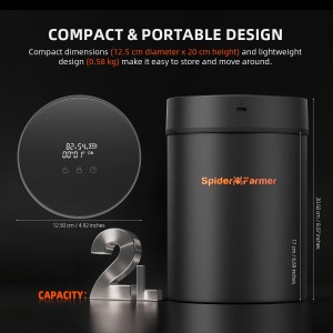 Spider Farmer Smart Jar Vakuum Dose mit smartem Deckel