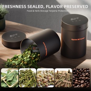Spider Farmer Smart Jar Vakuum Dose mit smartem Deckel