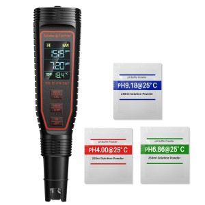 Spider Farmer 5-in-1 Hydroponisches Messgerät für pH-Wert