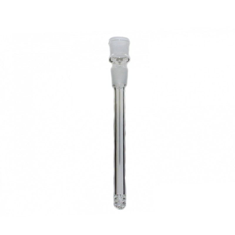 Glas Chillum Kupplung mit Lochdiffusor 130mm NS14