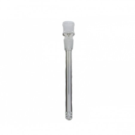 Glas Chillum Kupplung mit Lochdiffusor 130mm NS14