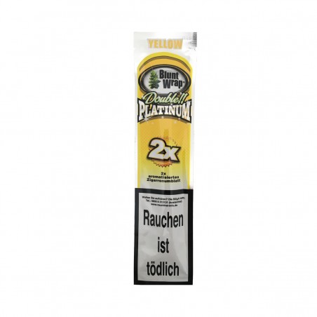 Blunt Wrap Double Platinum YELLOW 2 Stk.