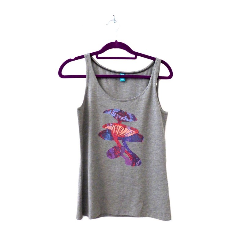 Tank Top Pilz Grau
