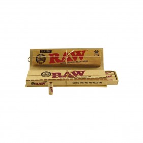RAW Connoisseur 1 1/4 Size Rolling Papers + Pre-Rolled Tips