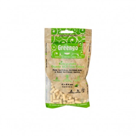 Greengo Eco Slim Zigarettenfilter 6mm 200 Stk.