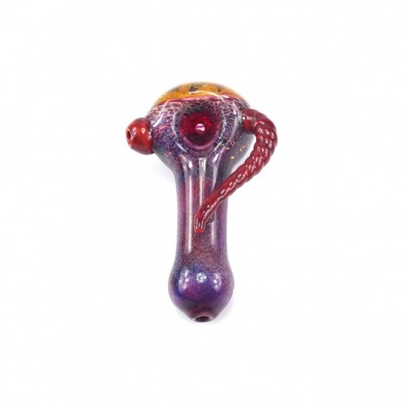 'Gold Bubbles Honey Comb' Glaspfeife