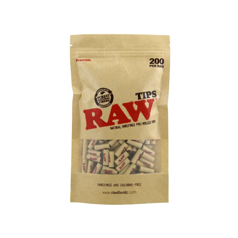 RAW Pre Rolled Tips 7mm 200 Stk.