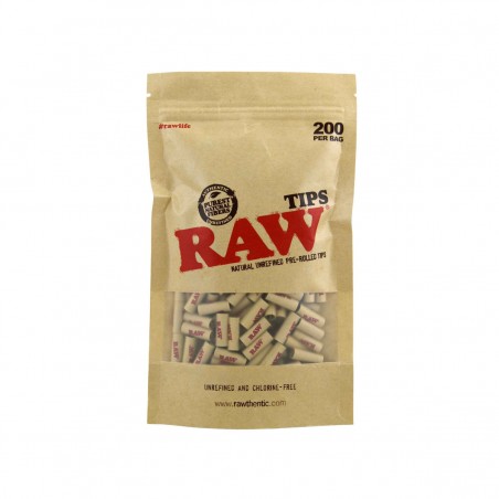 RAW Pre Rolled Tips 7mm 200 Stk.