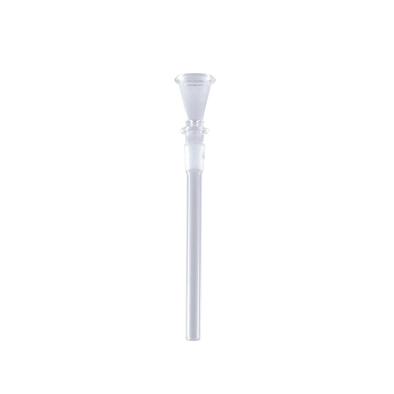 Glas Chillum Einsatz mit Trichterkopf 80mm NS14