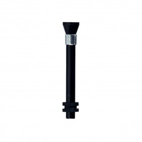 Aluminiumeinsatz mit Kopf 100mm Schwarz