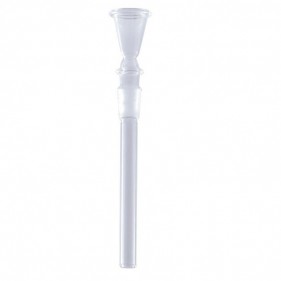 Glas Chillum Einsatz mit Trichterkopf 90mm NS14