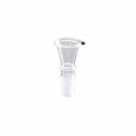 Glas Steckkopf Trichter NS19