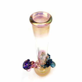 Grinder Glass 'Blue Stardust Octopus' mit 22K Gold Fume